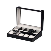 Rothenschild Uhrenbox RS-3041-10BL für 10 Uhren black