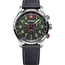 Wenger 01.0543.110 Herrenuhr Terragraph Chrono 43mm 10ATM 