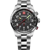 Wenger 01.0543.111 Herrenuhr Terragraph Chrono 43mm 10ATM 