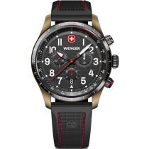 Wenger 01.0543.113 Herrenuhr Terragraph Chrono 43mm 10ATM 