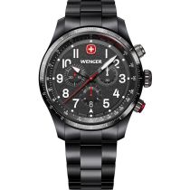 Wenger 01.0543.117 Herrenuhr Terragraph Chrono 43mm 10ATM 