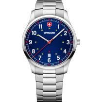 Wenger 01.1441.134 Herrenuhr City Sport 42mm 5ATM 