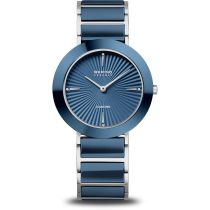 Bering 11435-707 Damenuhr Diamant Keramik 35mm 3ATM