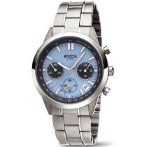 Boccia 3737-01 Herrenuhr Titanium Chronograph 41mm 5ATM