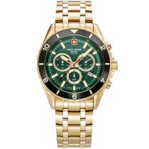 Swiss Alpine Military 7034.9118 Herrenuhr Sierra Chronograph 43mm 10ATM