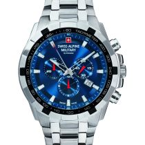 Swiss Alpine Military 7043.9135 Chronograph Herrenuhr 46mm 10ATM