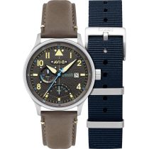 AVI-8 AV-4101-09 Herrenuhr Hawker Hurricane McKellar Dual Time 44mm 5ATM