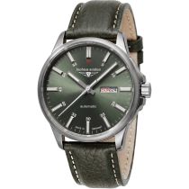 Bauhaus 2866-4 Herrenuhr Aviation Automatik Titanium 42mm 10ATM