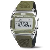 Boccia 3738-03 Herrenuhr Titanium Digital Chronograph 37mm 5ATM