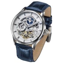 Carl von Zeyten CVZ0008WHS Neustadt Automatik Dual Time Herrenuhr 46mm 3ATM