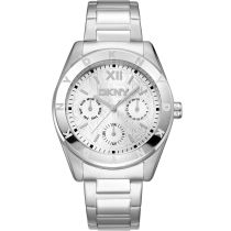 DKNY DK1L015M0025 Damenuhr Chambers Multi Sport Silver 36mm 5ATM