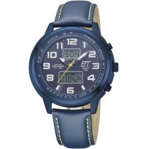 ETT EGS-11450-32L Solar Drive Funkuhr Hunter II Herrenuhr 48mm 10ATM