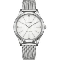 Citizen EM1220-82A Damenuhr Eco-Drive Elegance 34mm 5ATM 