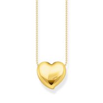 Thomas Sabo KE2276-413-39-L45V Bold - Vergoldete Kette mit Anhänger in Herzform 40-45 cm Damen