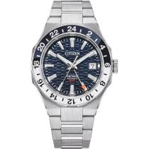 Citizen NB6034-58L Herrenuhr Series 8 GMT Automatik 41mm 10ATM 