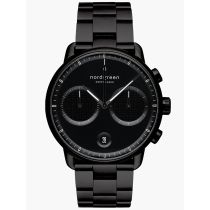 Nordgreen PI42BL3LBLTB Herrenuhr Pioneer Chronograph 42mm 10ATM 