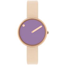 Picto 43303-6312R Damenuhr Violet Glow 30mm 5ATM 