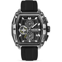 Police PEWGO00778X3 Herrenuhr Clout Tank Chronograph Set 46mm 3ATM