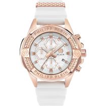 Philipp Plein PWWFA0325 Herrenuhr The $kull Chrono 45mm 5ATM 