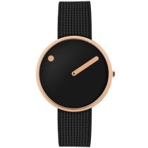 Picto 34012-1014 Black Unisex 34mm 5ATM