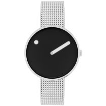 Picto 34070-0814S Black Unisex 34mm 5ATM 