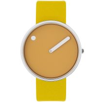 Picto 43354-6120S Mustard Yellow Unisex 40mm 5ATM 