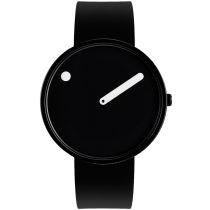 Picto 43361-0120B Black Silicone Unisex 40mm 5ATM 