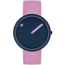 Picto R44025-R010 Deep Blue and Pink Reef Unisex 40mm 5ATM 