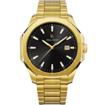 Paul Rich PR-46703 Herrenuhr Mercer Goldline Black 40,50 mm 5ATM  