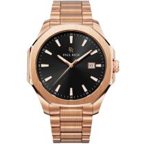 Paul Rich PR-46702 Herrenuhr Mercer Regent Rose Gold Black 40,5 mm 5ATM 