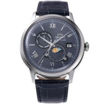Orient RA-AK0806L30B Herrenuhr Bambino Sun & Moon 41mm 3ATM 