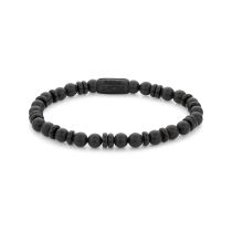 Rebel & Rose Armband All-Black RR-60107-B-S Damen