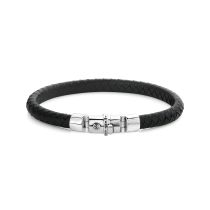 Rebel & Rose Armband Half Round Braided RR-L0133-S-L+ Herren