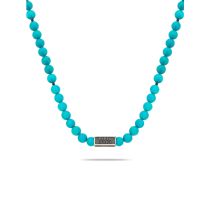 Rebel & Rose NL034-S-70 Turquoise Delight Herren Halskette 70cm