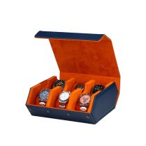 Rothenschild RS-3178-6-BLU-ORG Uhren Aufbewahrungsbox blau-orange [6]