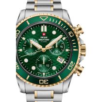 Swiss Military SM34101.05 Herrenuhr Military XL Chronograph 46mm 10ATM