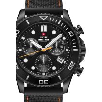 Swiss Military SM34101.08 Herrenuhr Military XL Chronograph 46mm 10ATM