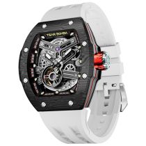 Tsar Bomba TB8218CF-EliteWhite Herrenuhr Atomic Twin austauschbare Automatikuhr 45mm 10ATM 