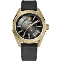 Versace VEAFA0224 Herrenuhr V-Code GMT 42mm 5ATM 