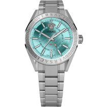 Versace VEAFA0324 Herrenuhr V-Code GMT 42mm 5ATM 