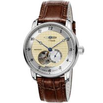 Zeppelin 8566-5 Herrenuhr Friedrichshafen Open Heart 41mm 5ATM