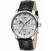Zeppelin 8584-4 Herrenuhr Friedrichshafen Chronograph 40mm 5ATM 